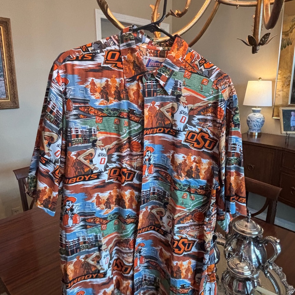 OSU (Oklahoma State) Orange Graphic Men's Shirt
